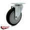 Service Caster 5 Inch Black Polyurethane Wheel Swivel Top Plate Caster SCC-20S514-PPUB-BLK-TP2 - alternate 1